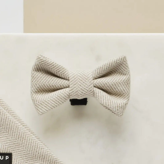 Cocopup Brown Tweed Bow Tie