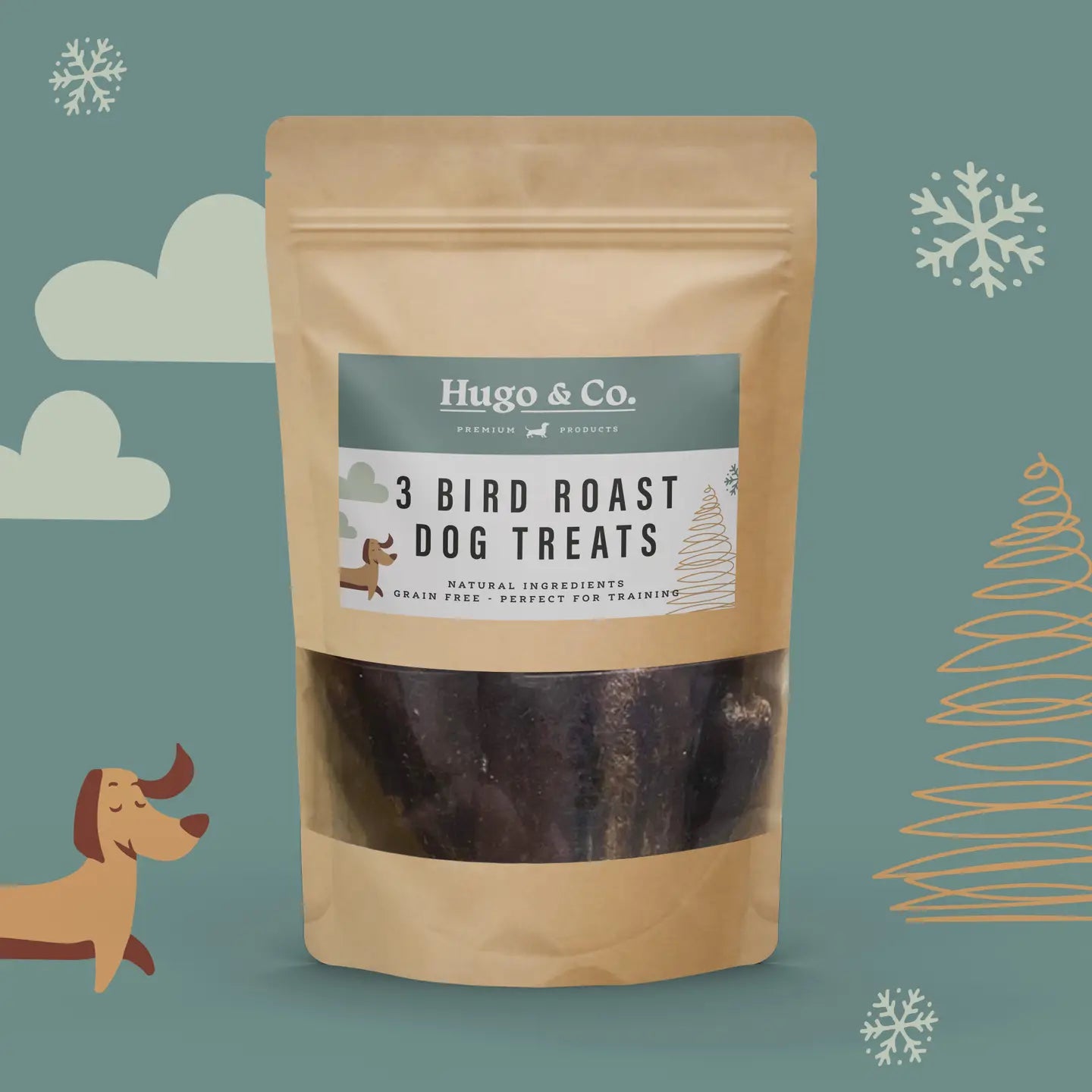 Hugo & Co 3 Bird Roast Dog Treats