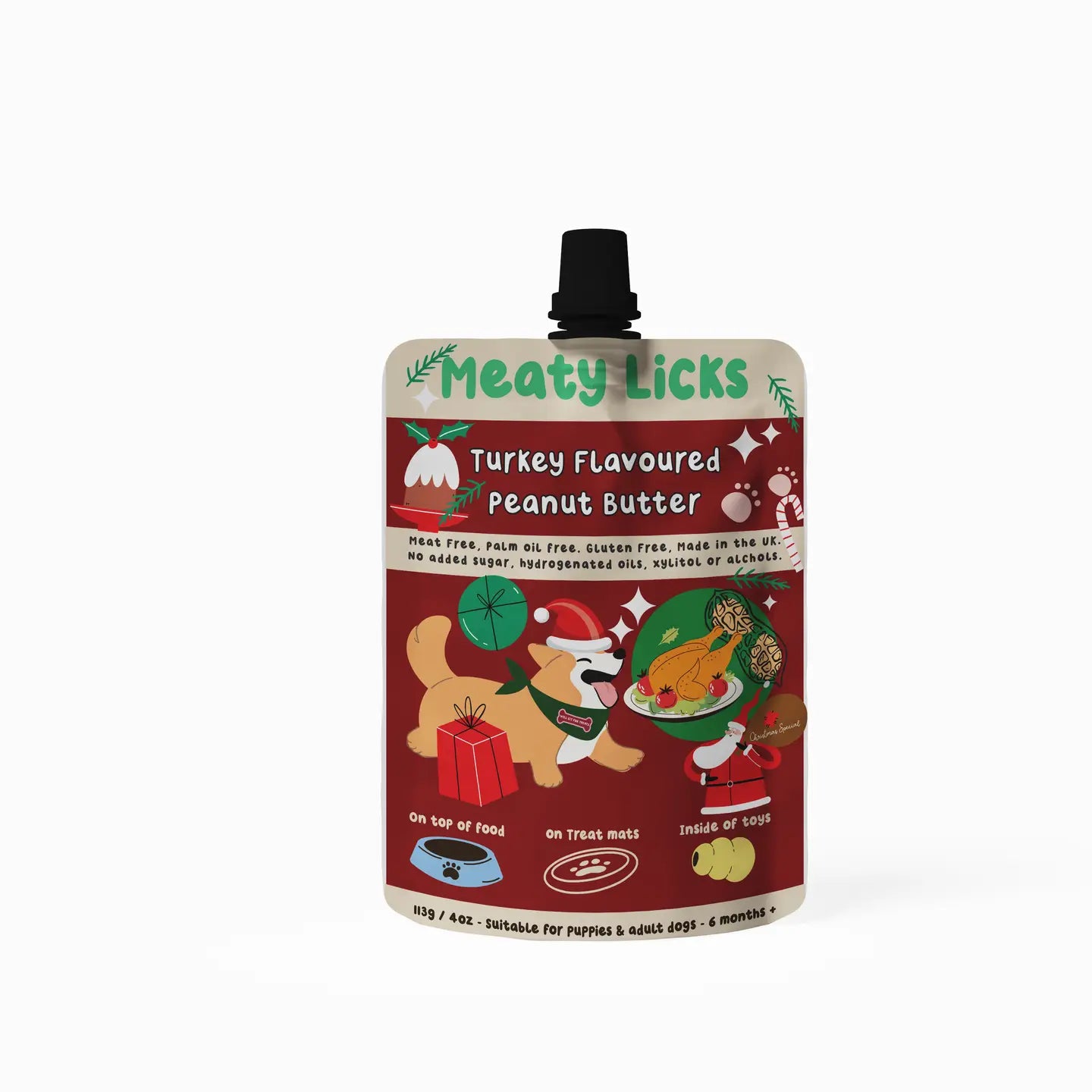 Roast Turkey Flavoured Peanut Butter Pouch