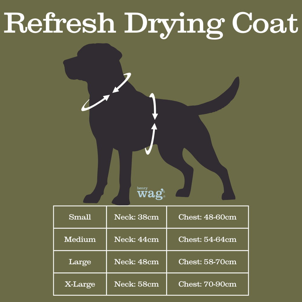 Refresh by Henry Wag Dog Drying Coat