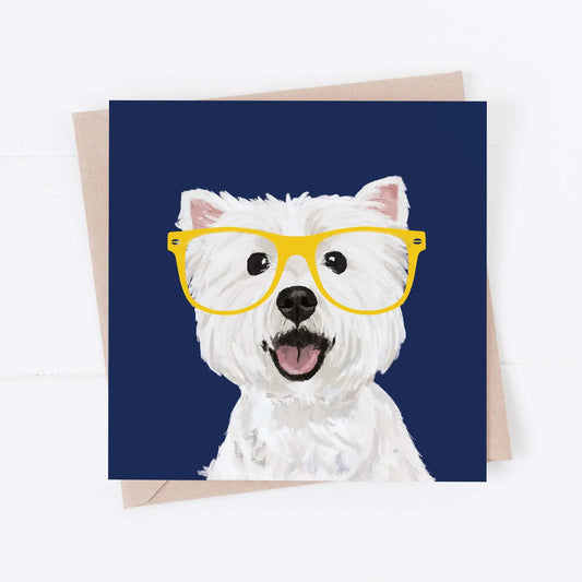 Westie Dog Card