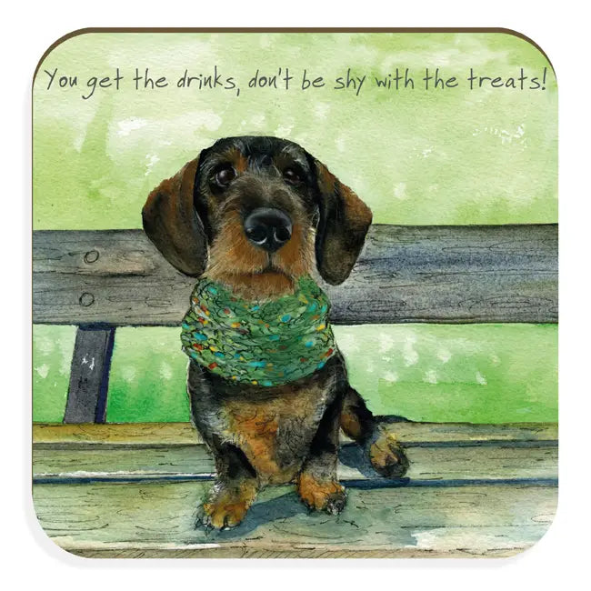 Wirehair Dachshund Coaster